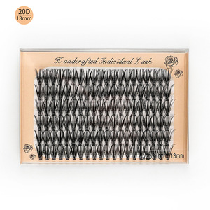 Profesyonel makyaj bireysel C/D/DD küme kirpik aşılama yanlış EyeLashes kirpik küme kirpik düğüm ücretsiz - Product Image 3