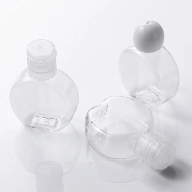 Özel etiket özel logo 30ml 1oz toptan plastik yuvarlak şekil paskalya kutsal su şişeleri dini katolik kilise malzemeleri