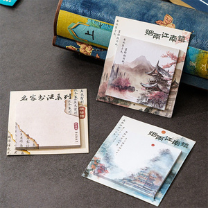 定制标志印刷艺术设计磁性自粘记事本可爱记事本便签 - Product Image 3