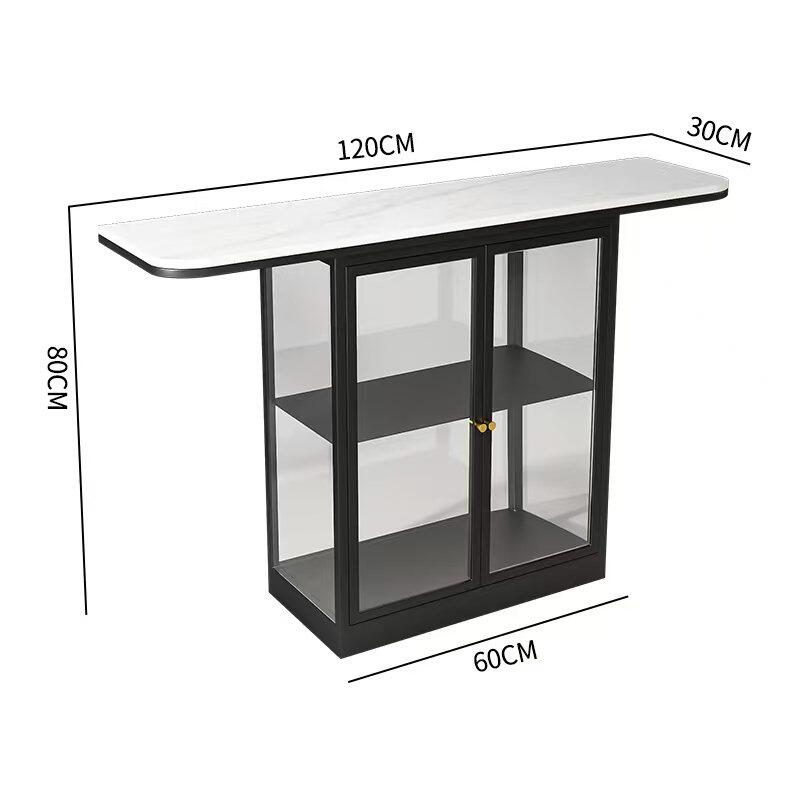 Verre transparent noir 120-30-80cm