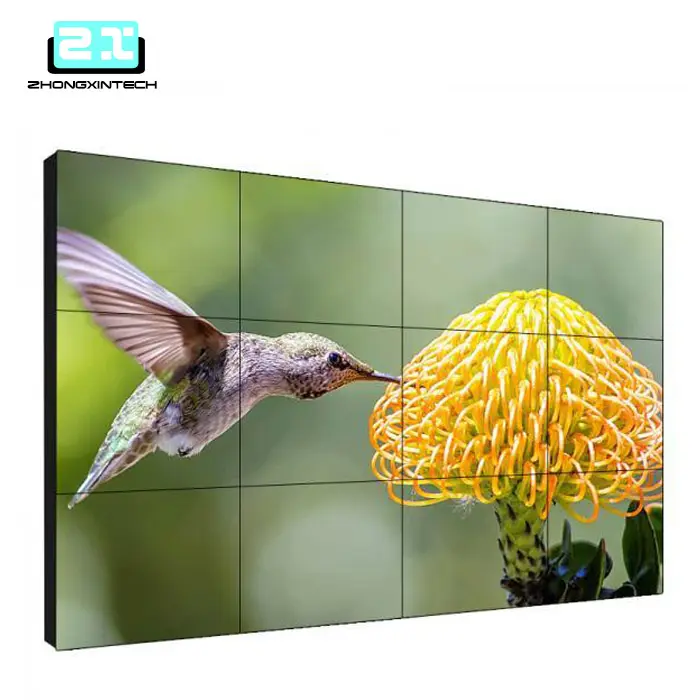 55 "pubblicità multipla 4k led video wall tv display 3*3 Multi schermo DID video wall lcd