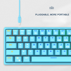 Teclado de Gaming para ordenador de oficina, nuevo diseño, USB, sensible, gran oferta, 2023
