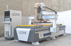 Venta caliente Cnc Router 4 * 8ft Cnc Maquinaria de muebles de madera Máquina enrutadora de anidación 1300x3100 ATC con husillo de 9.0kw - Product Image 4
