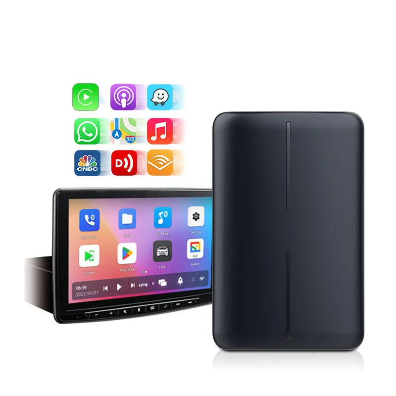 Mini Multimedia Video Box 8g+256gb Wireless Android Auto Box Carplay Ai Box Youtube Netflix