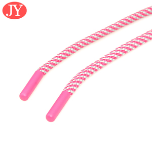 Pink and White twist custom hoodie draw cord hoodi <strong>string</strong> custom hoodie drawcord <strong>strings</strong> - Product Image 5