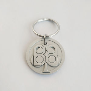 Kişiselleştirilmiş mektup M Metal anahtar zincirleri gemi mızrak şekilli anahtarlık Charms özel kazınmış marka Logo anahtarlık etiketleri ile - Product Image 4