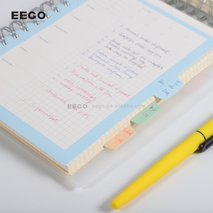 Promocional logotipo personalizado claro diario Mini blanco A6 A5 A4 diario PP cubierta Bloc cuaderno de notas en espiral - Product Image 4