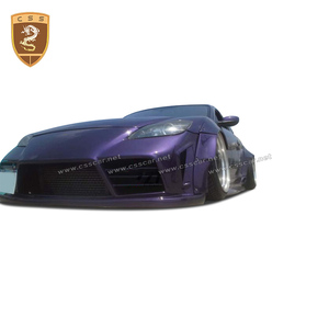 フロントバンパーリアバンパーサイドスカート付きマツダRX8に適合するFRP素材ワイドボディキット - Product Image 2