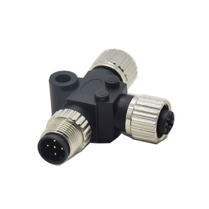 定制M12公母电缆组件，带2 4 5 6 7 8针M8连接器圆形防水小电源连接器 - Product Image 6