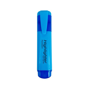 Personalizzabile 6 colori fluorescente scalpello punta pennarello obliquo pennello Clip Cap uso scuola Set di penne evidenziatore per materiale cartaceo - Product Image 5