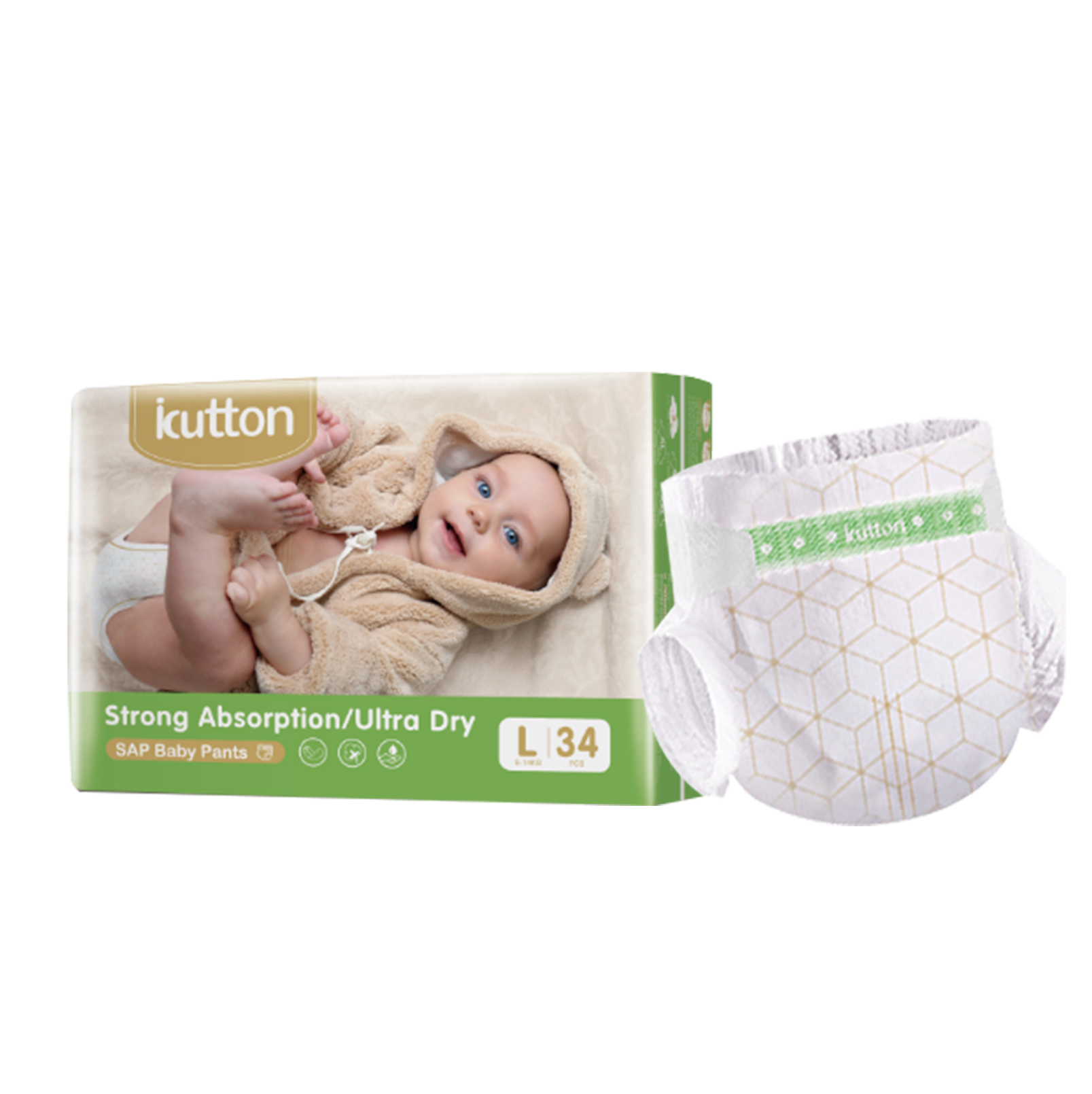 Pantalon pour bébé en forme de Q