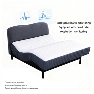 Cao cấp bền có thể gập lại 3D Bộ nhớ miếng bọt biển thông minh nệm vải cotton thoáng khí thông minh chức năng nâng trường khách sạn sử dụng - Product Image 2