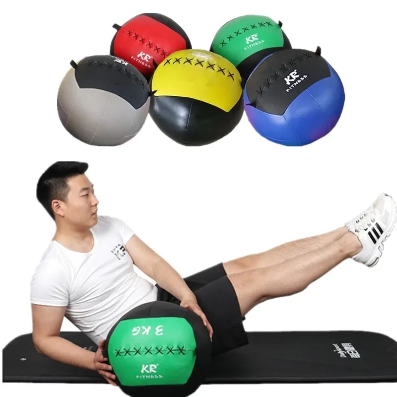 Solid Rubber waist abdomen rehabilitation training medicine ball gravity Fitness Training Ball