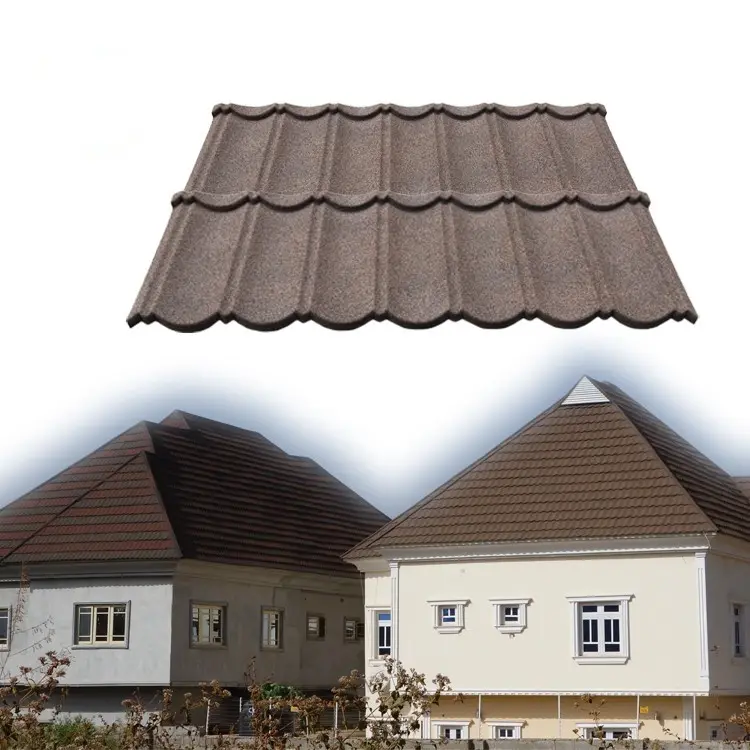 Price Stone Coated Metal Roof Tile Colorful Stone Coated Steel Roofing Tiles