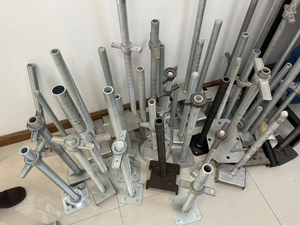 ZYTJ Low Price Solid <strong>Jack</strong> <strong>Base</strong>/<strong>U</strong> Head <strong>Jack</strong> with Casting Long Nut High From 400-1000mm for for a <strong>Construction</strong> Project Bridge - Product Image 4