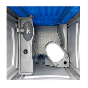 Konteyner evlerinde banyo dış mekan kullanımı için şantiye mobil tuvalet seti için VIP taşınabilir tek WC tuvalet - Product Image 3