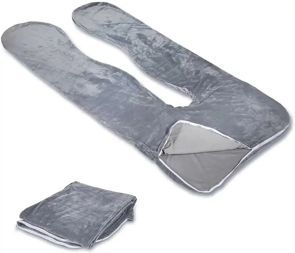 Toptan kişiselleştirilmiş tasarım özel katı kadife gebelik vücut hemşirelik yastık kılıfı kapakları