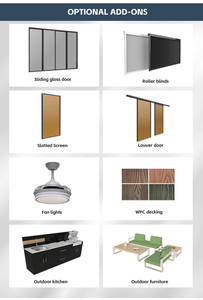 פרגולה מודרני diy פרגולה מושלכת גג מוגבה bolered bioclimatic פרגולה גינה ביוקלימטית