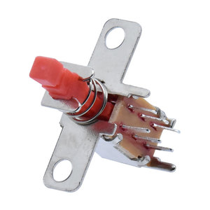 PS22F06 Selbstsicher nder Druckknopf schalter 6-poliger gerader Schlüssel Ein/Aus Zurücksetzen Nicht verriegeln der Leistungs schalter - Product Image 2