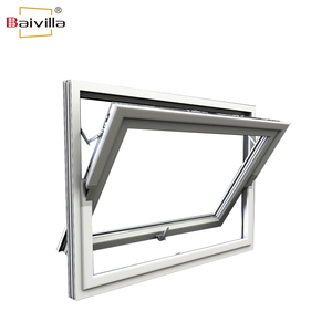 Neues Design UPVC Glas Schwenk fensters ystem PVC Horizontal Center Pivot Windows - Product Image 1