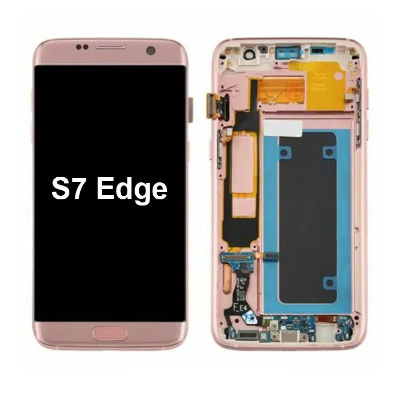 Pantalla táctil Oled para Samsung Galaxy S7 Edge, reemplazo de pantalla táctil de alta calidad, 100% de garantía