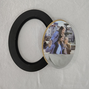 Yeni yaratıcı klasik Oval 5 inç x 7 inç ahşap fotoğraf ahşap çatkı duvar monte - Product Image 4