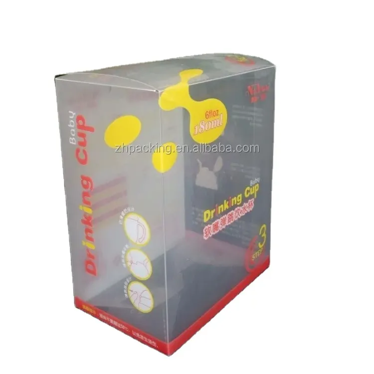 Factory Price Best Quality Custom Plastic Folding Clear Pvc Boxes With Printing For Packaging