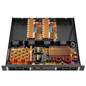 Amplificador de potencia Profesional Módulo de audio de 2 canales 1 U Potente amplificador 2*1300W para concierto KTV - Product Image 1