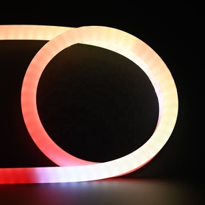 แถบไฟนีออน Led ดัดได้360องศา,แถบไฟนีออน LED RGB ปรับโปรแกรมได้พิกเซลดิจิทัลสำหรับตกแต่งอาคาร