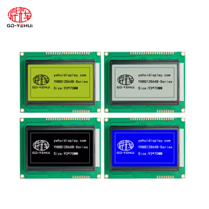 Vendita calda COB 128*64 carattere 93*70MM modulo LCD Display con blu nero verde e colore grigio per la fabbrica - Product Image 5