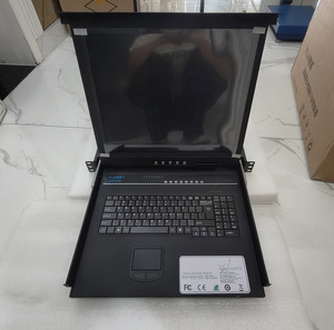 TX-1708US TUAO kvm交换机8端口输入1输出17.3/17 "短高清1920*1080p计算机网络服务器机柜显示器在机架上