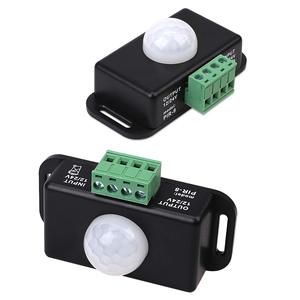 Interruttore del sensore di movimento del corpo umano DC 12V 24V PIR-8 con Timer per strisce LED flessibili Light - Product Image 2