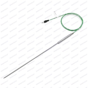 Sensor de temperatura de termopar tipo K J T personalizado con sonda larga y soporte Sensor de alta temperatura - Product Image 1