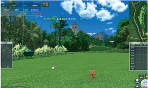 Sân Golf Trong Nhà Mô Phỏng Golf Thực Tế Nhất 3D Lái Xe Phạm Vi Khóa Học Chiếu Đơn Hệ Thống Golf - Product Image 3