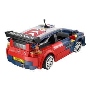 Cada C51078W 1/20 çift mod APP kontrol C4 WRC 2008 yarış araba yapı taşları modeli DIY montaj spor araba oyuncak - Product Image 5