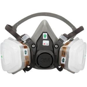 3m 6200 הנשימה חצי הפנים נשימה חצי שעה מסיכת גז