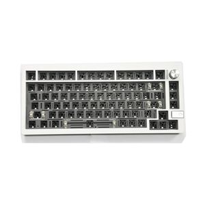税関81キーゲーミングキーボードホットスワップRGBトライモードワイヤレスキーボードテスターLMK814%QMKVIAオープンソースファームウェアキーボード - Product Image 2