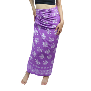 Factory Wholesale One-Piece Beach Pareo <strong>Sarong</strong> Wrap Solid Pattern Cover up Swimsuit Accept Custom - Product Image 3