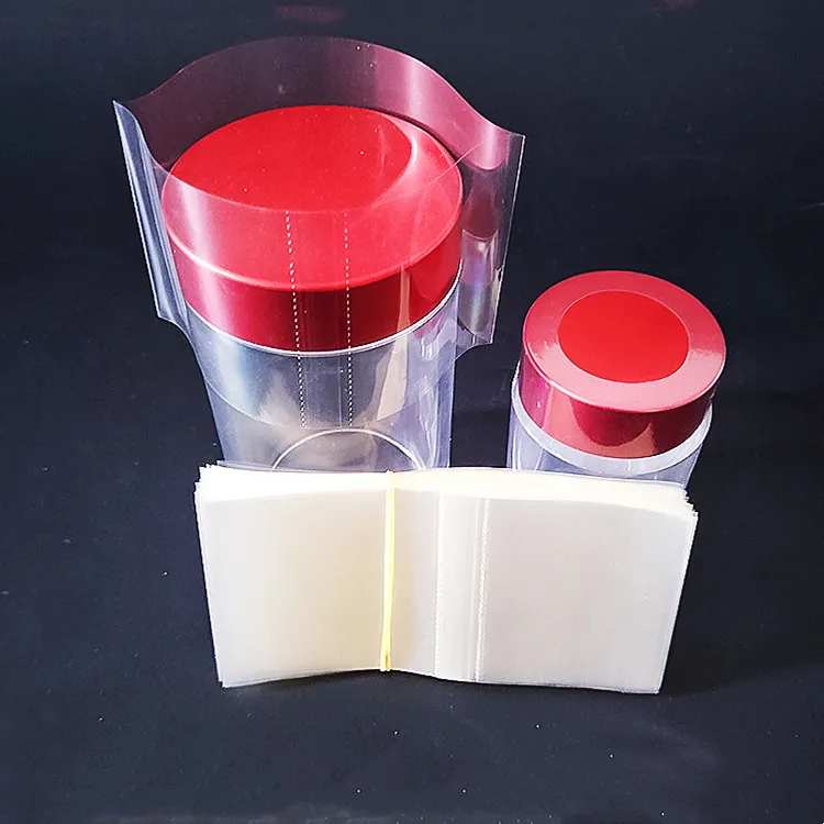 プラスチックPET PVC熱収縮バンド透明収縮ラップフィルムスリーブボトル用