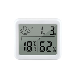 温度湿度計メモリ機能8mm薄型大画面表示 - Product Image 2