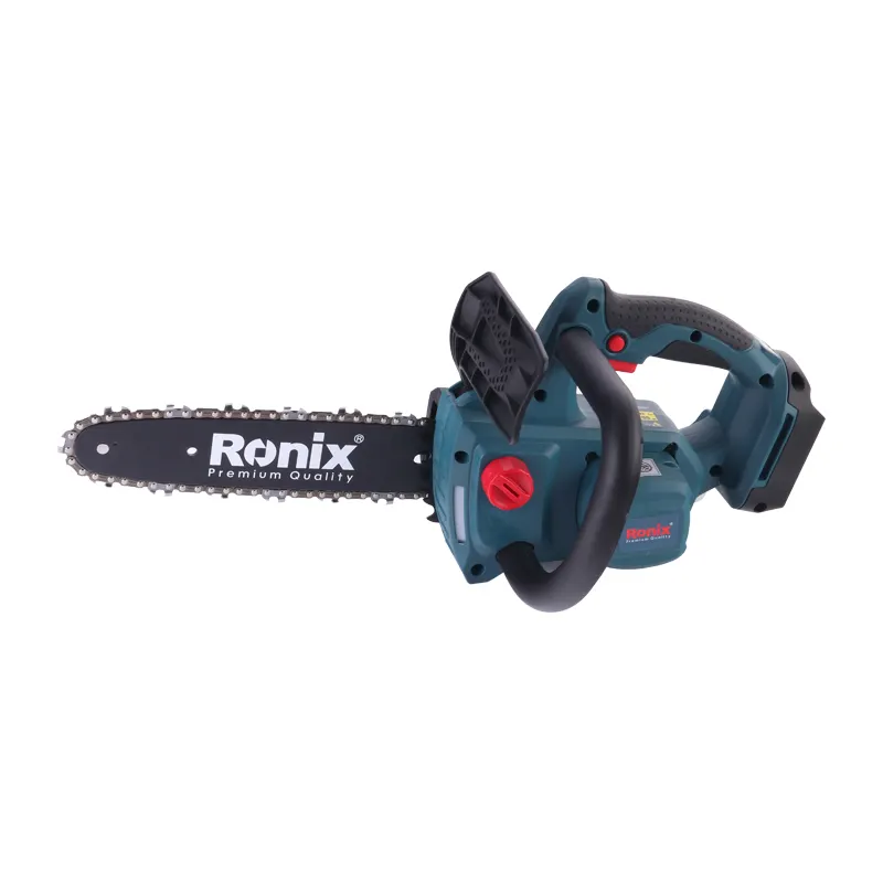 Sega a catena a batteria Ronix 250mm 8651 elettroutensili da giardino macchine elettriche senza spazzole sega a catena in vendita