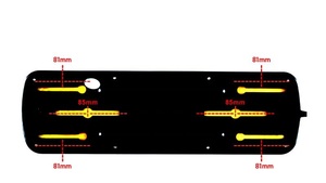 24V משאית <span class=keywords><strong>LED</strong></span> מנחה דגם אוניברסלי בהירות גבוהה עמיד למים <span class=keywords><strong>LED</strong></span> מים זורמים אור אחורי