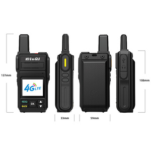 BINQI เครื่องรับส่งวิทยุมือถือ4G LTE BQ-168EU ดังฮอร์นโทร5000กม. อินเตอร์คอมไร้สายระยะไกลรองรับ GSM ซิมการ์ด - Product Image 4