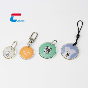 Tiktok RFID epoksi anahtar etiketi NTAG213 NFC reçine anahtarlık için kişiselleştirilmiş 13.56Mhz sosyal medya NFC anahtarlık - Product Image 5