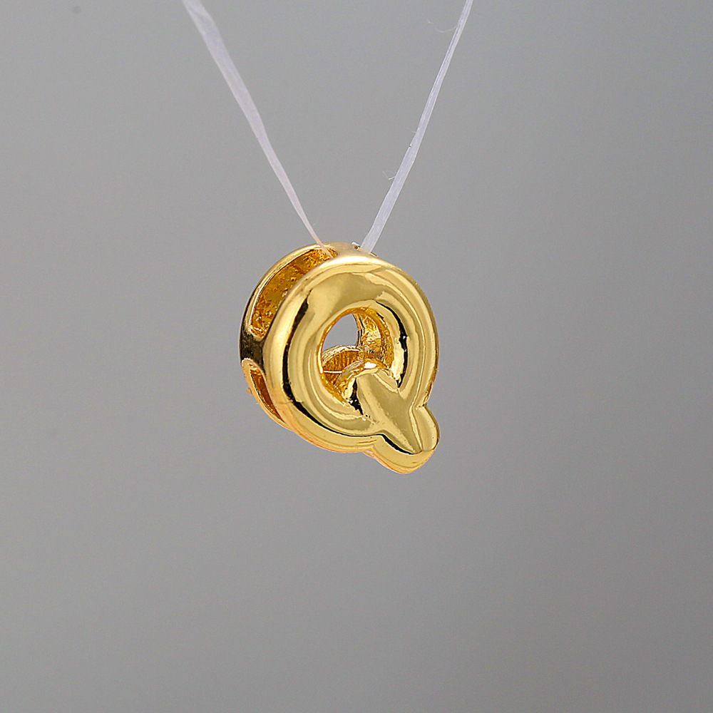 Gold-Q(Single Pendant No Necklace)