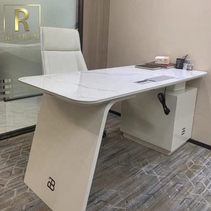 Luce italiana di lusso moderna semplice luce di lusso Rock board design avanzato senso computer scrivania tavolo da studio - Product Image 4