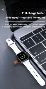 2022 yükseltilmiş taşınabilir manyetik USB C akülü kablosuz şarj elma izle şarj cihazı - Product Image 2