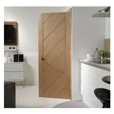 Porta interna della camera da letto di legno composita moderna all'ingrosso poco costosa isolata dell'oem con la struttura