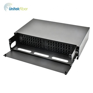 Panel de conexión de fibra óptica ODF de 72 puertos, Puerto SC 2U Montado en Rack, marco de distribución óptica a prueba de polvo - Product Image 3