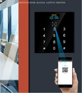 Lector de tarjetas de código Qr para exteriores, lector de código de acceso de puerta, RFID, impermeable, PIN, táctil, RS485, RS232, Tcp/ip - Product Image 2